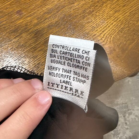 Gianni Versace Couture Y2K Black Halter Evening Gown Rhinestone Side Slit Dress - Picture 15 of 15